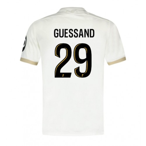 Fotbalové Dres OGC Nice Evann Guessand #29 Venkovní 2024-25 Krátký Rukáv